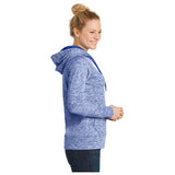 Sport-Tek® Ladies PosiCharge® Electric Heather Fleece Hooded Pullover